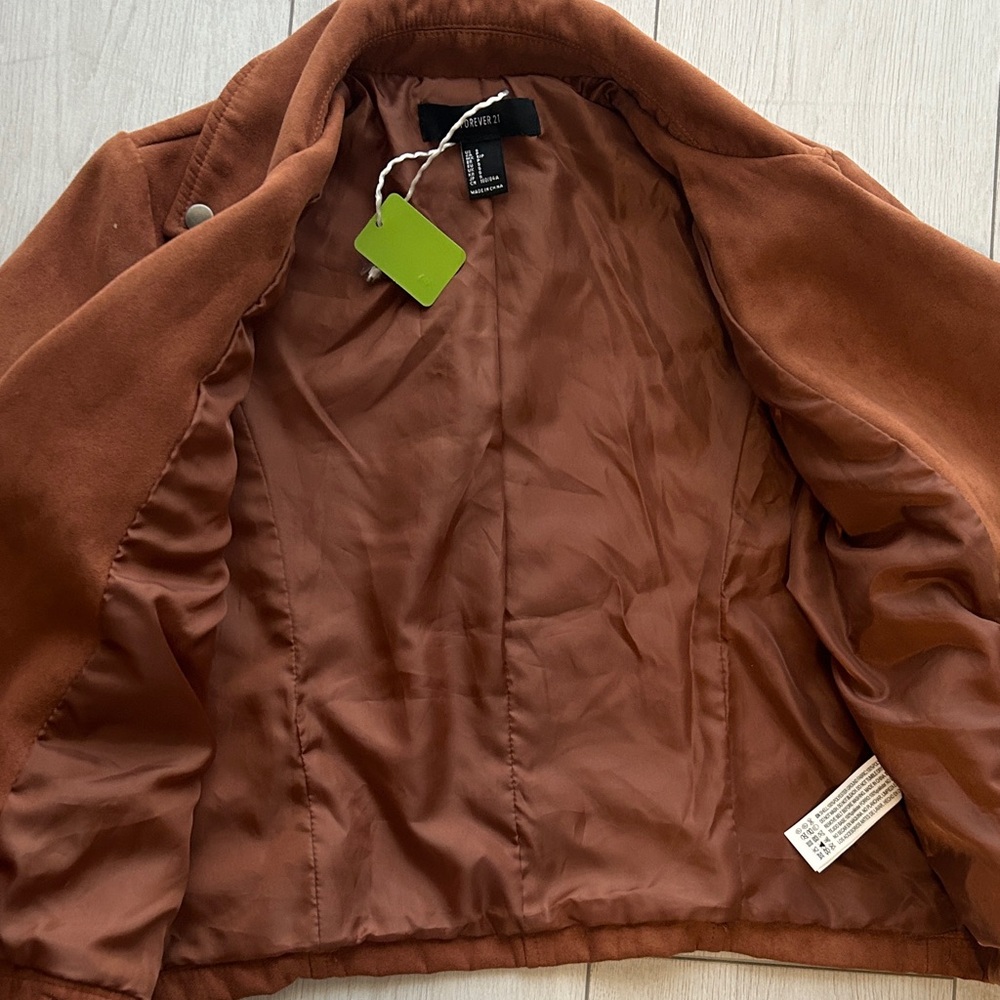 Forever 21 Rust Leather Jacket - Picture 5 of 7